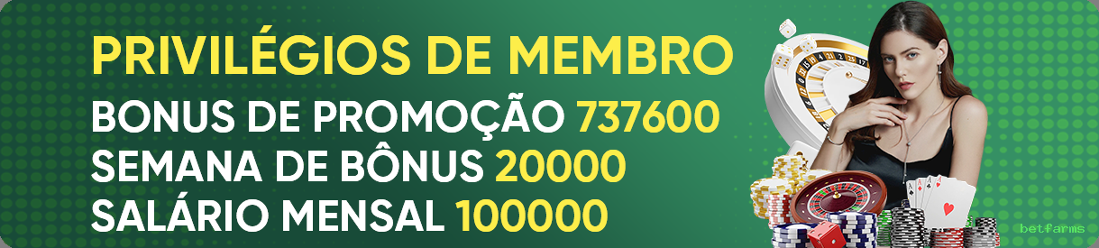 Cashback VIP betfarms - reembolso semanal